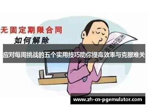 应对每周挑战的五个实用技巧助你提高效率与克服难关